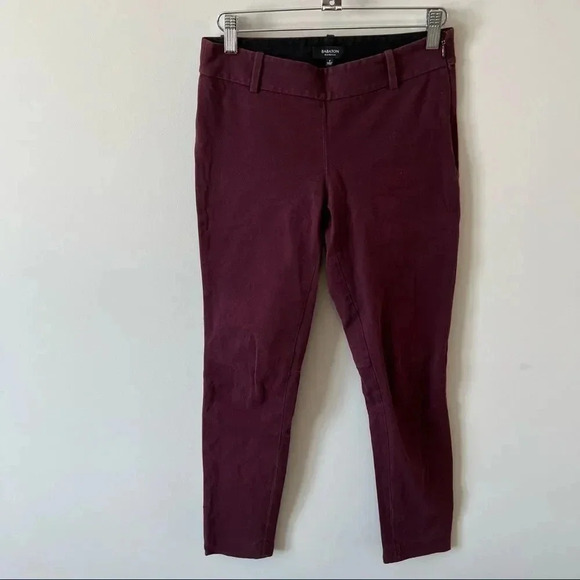 Aritzia Babaton Elliot  Pant Bi-Stretch Cigarette Ankle Pant Maroon - Picture 3 of 11